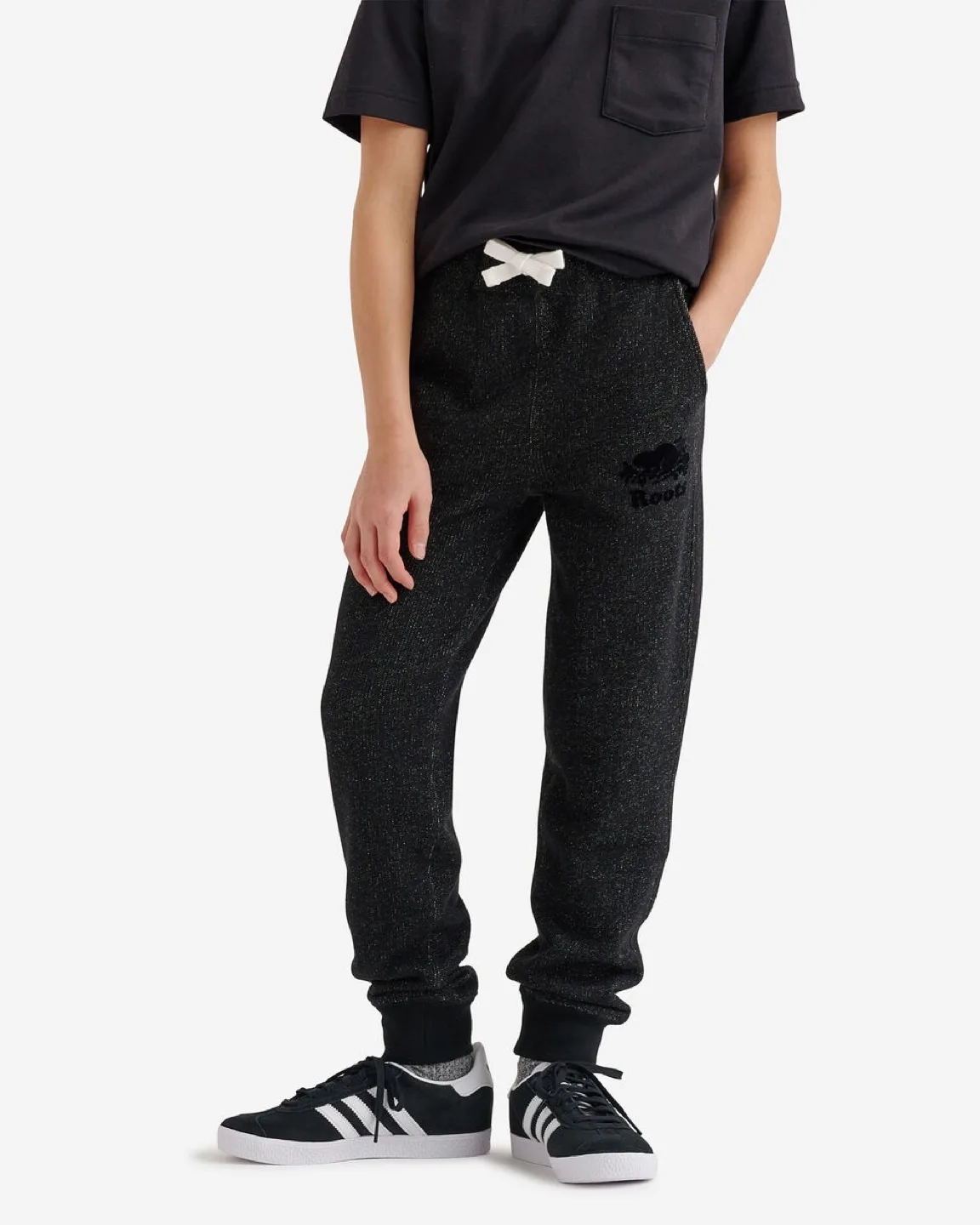 Roots Kids Size 12 Black Joggers image indicator(7)