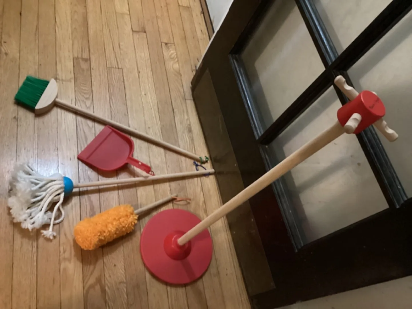 Never used Children's Wooden Cleaning Set Toy image indicator(2)