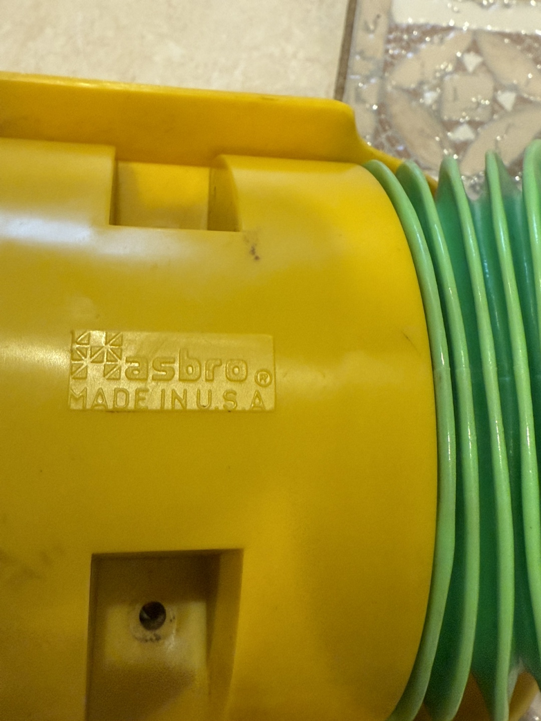 Vintage Hasbro Green Inchworm Ride-On Toy - photo 3