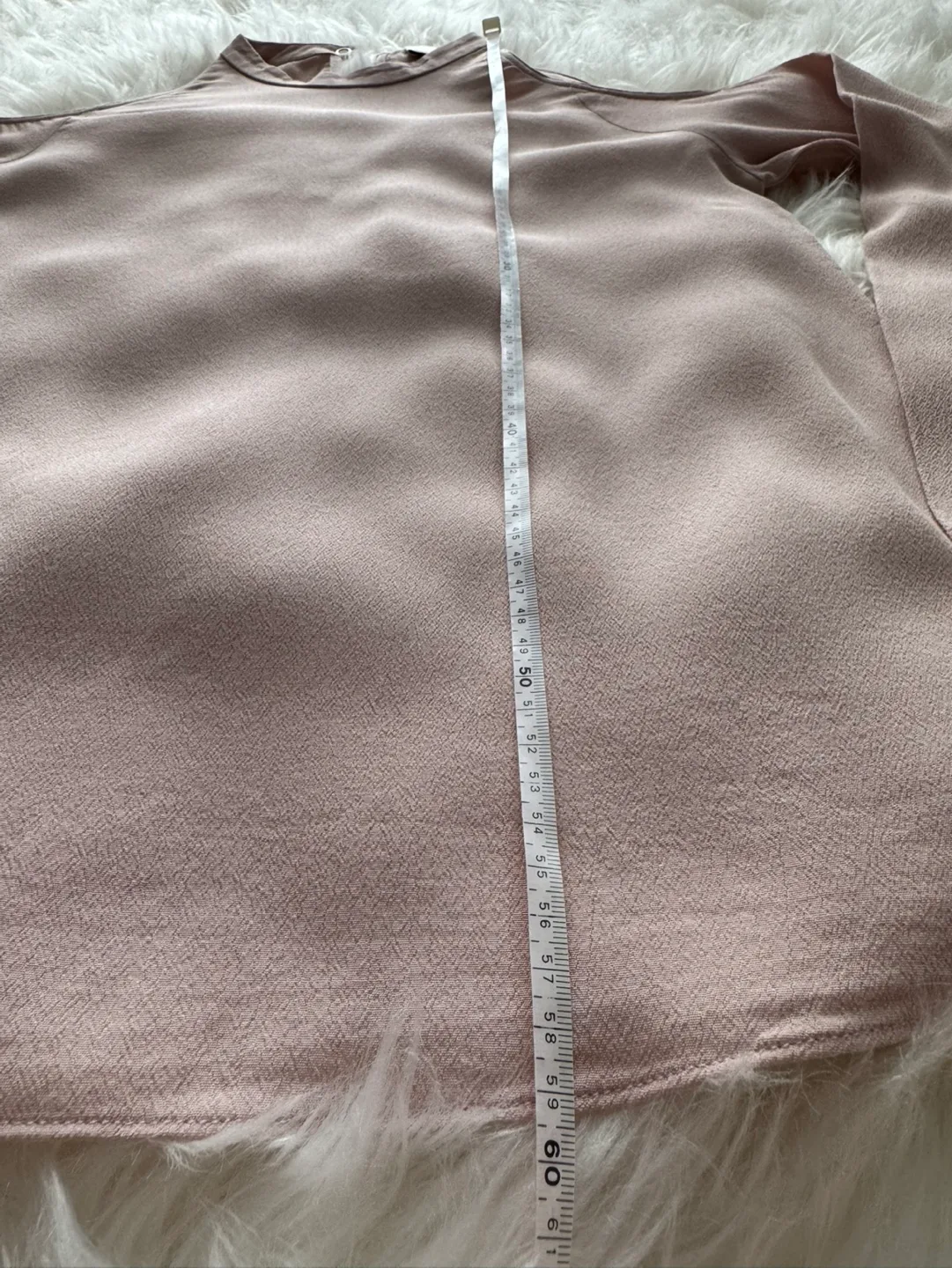 Willfred Free People Blush Pink Cold Shoulder Blouse XS image indicator(5)