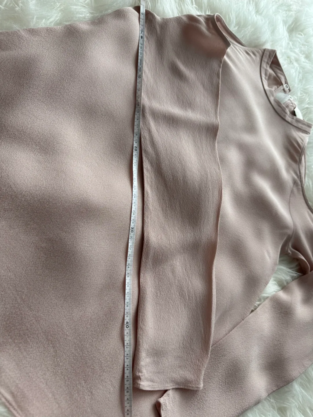 Willfred Free People Blush Pink Cold Shoulder Blouse XS image indicator(6)