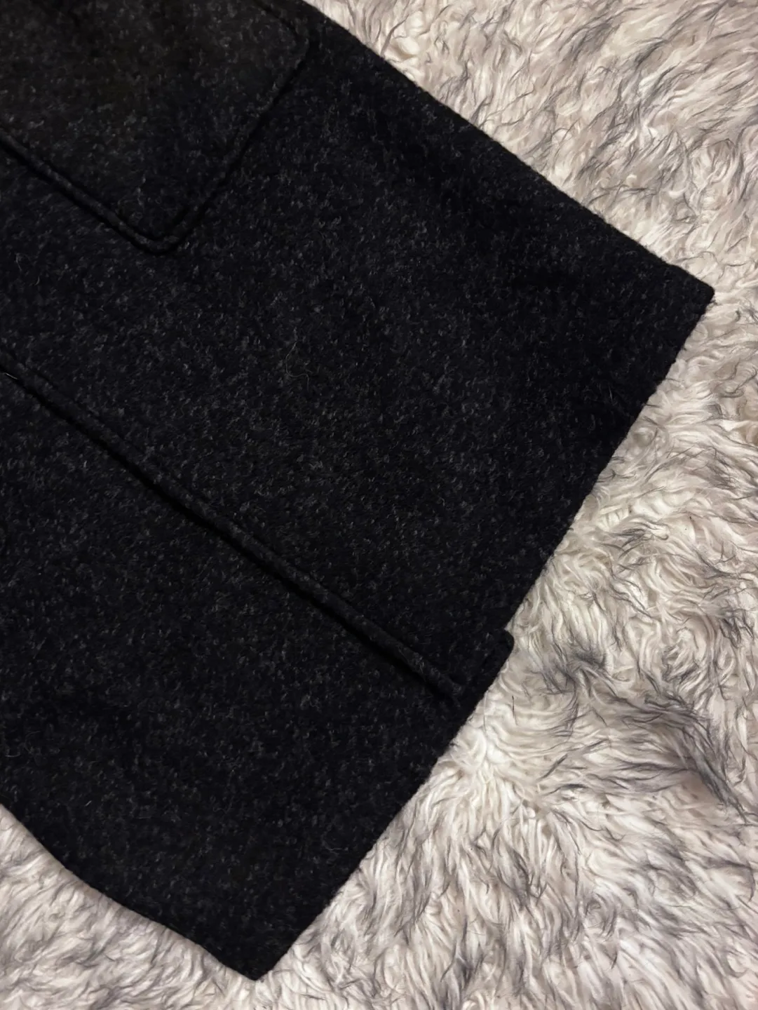 Banana Republic Knit Cocoon Coat - Black image indicator(4)