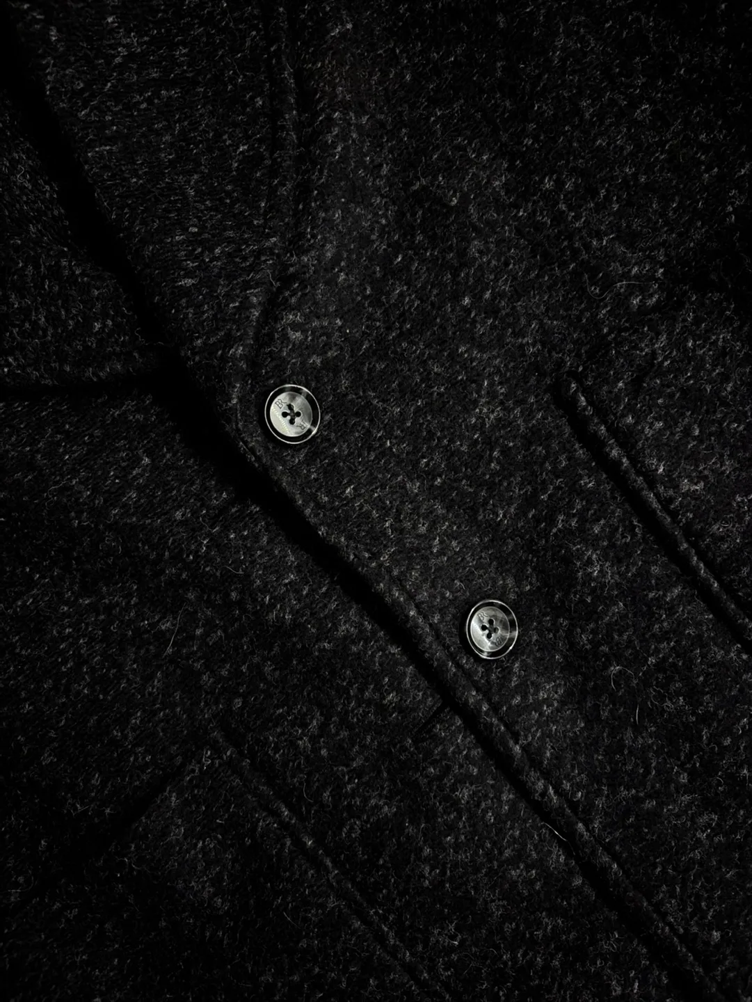 Banana Republic Knit Cocoon Coat - Black image indicator(7)