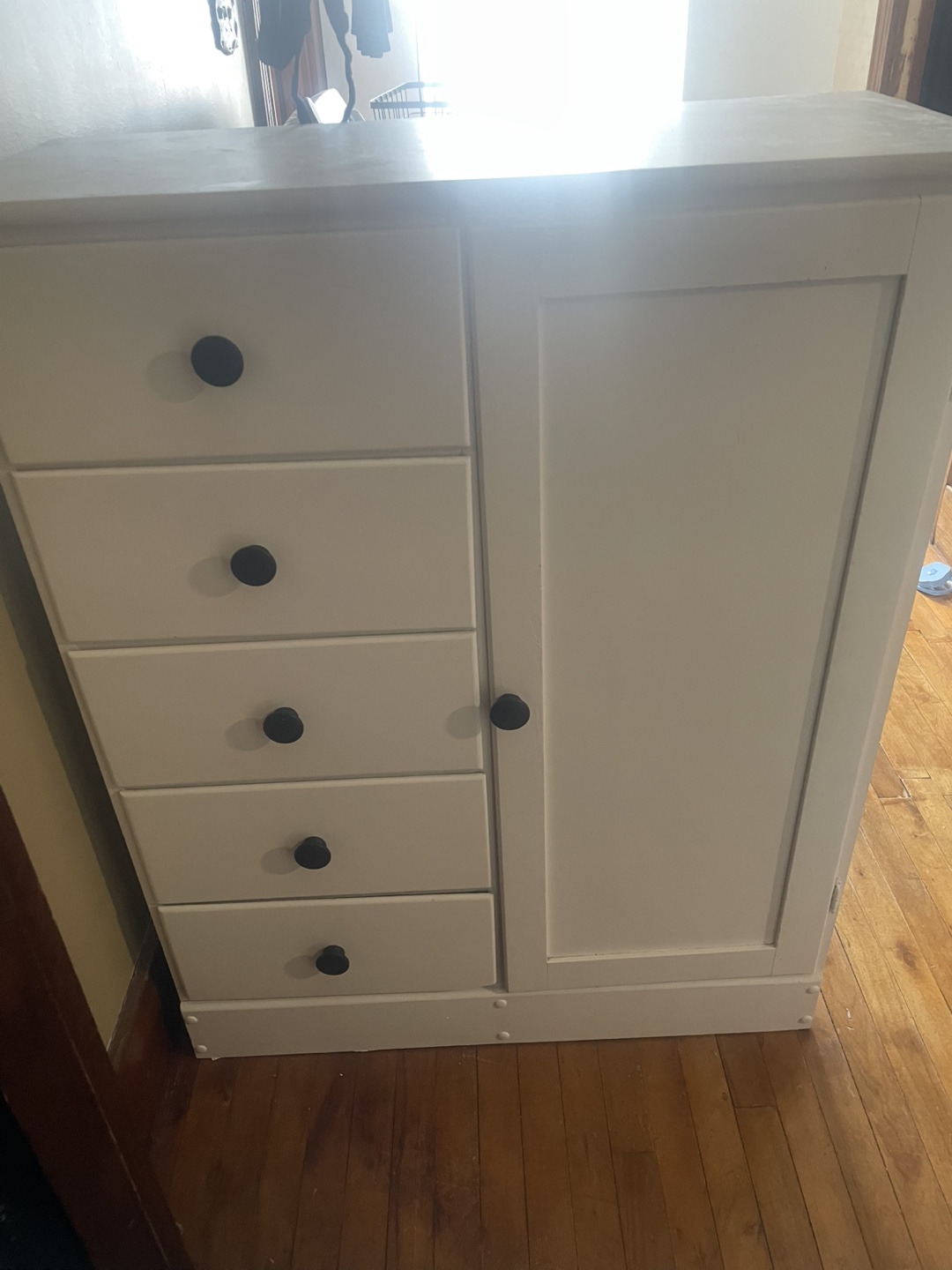 White Armoire with Drawers