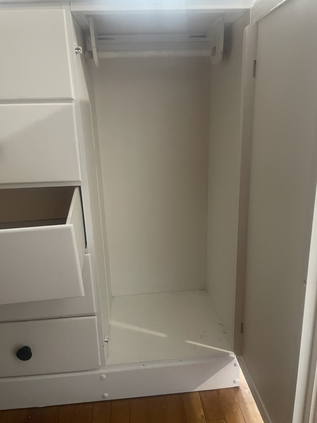 White Armoire with Drawers - photo 3