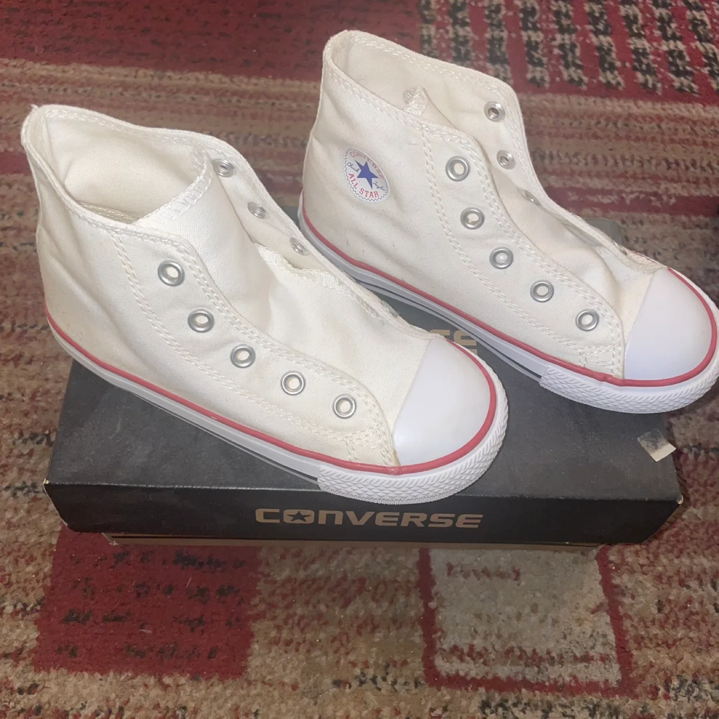 Converse Kids' All Star High Top Sneakers - White image indicator(2)