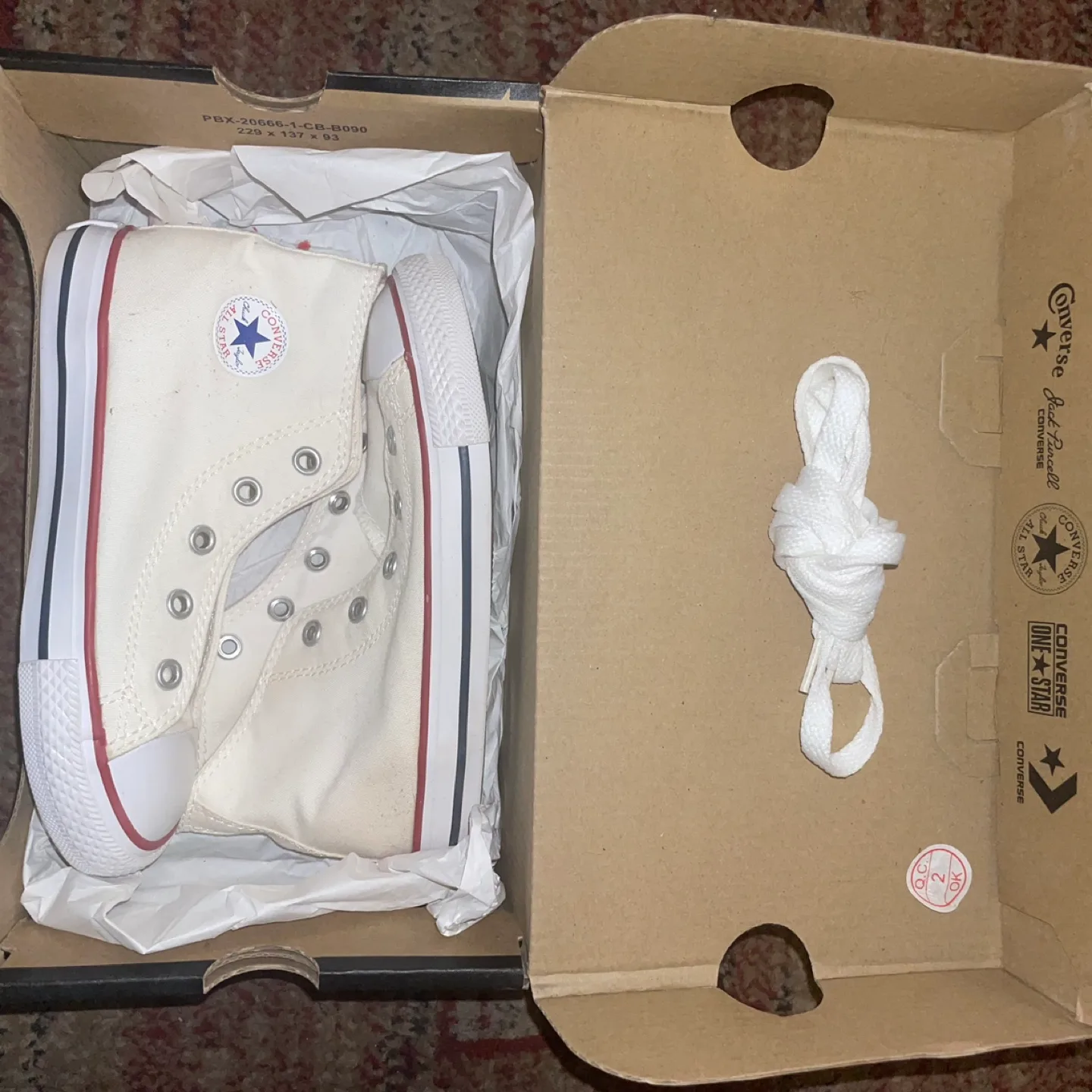 Converse Kids' All Star High Top Sneakers - White image indicator(6)