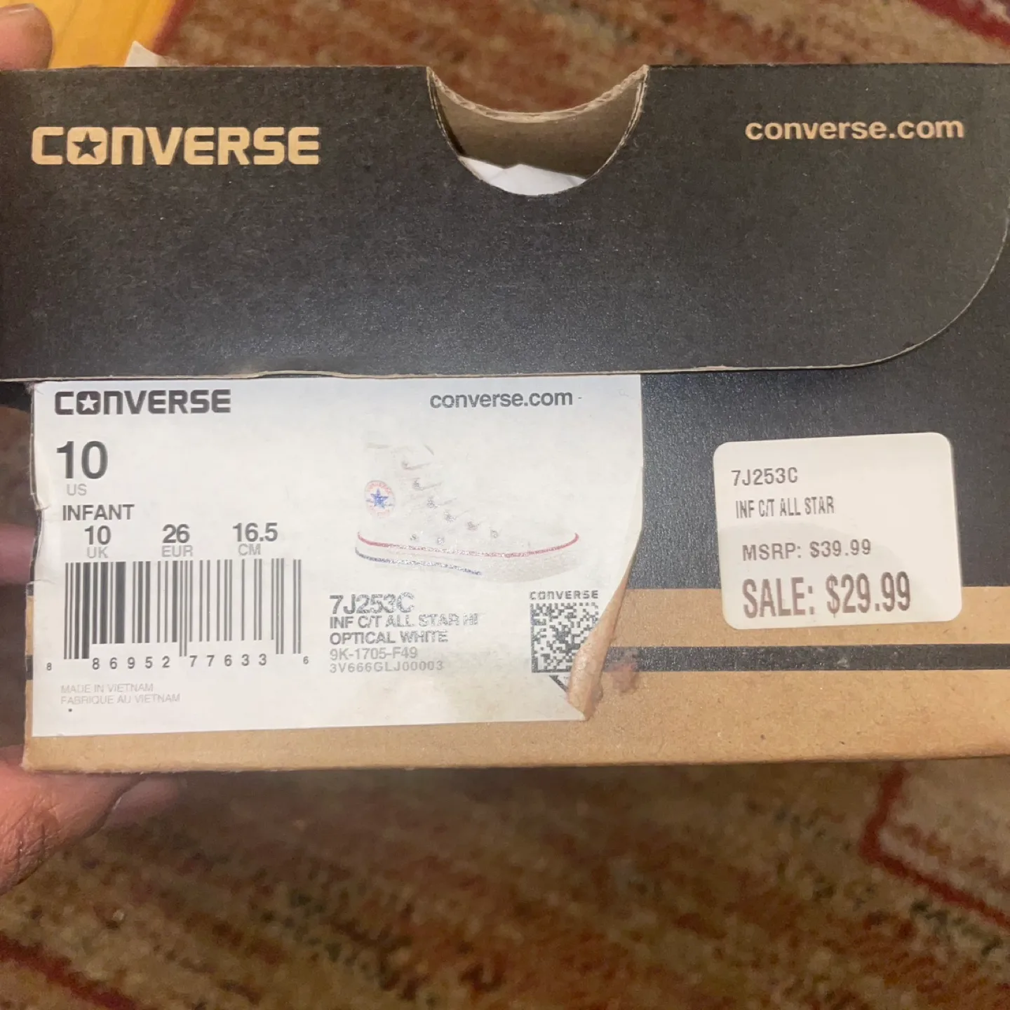 Converse Kids' All Star High Top Sneakers - White image indicator(7)