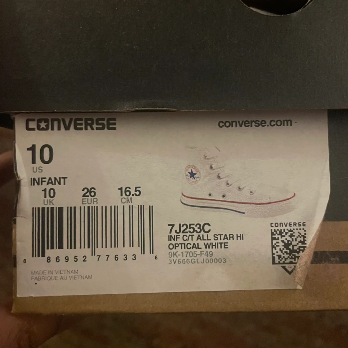 Converse Kids' All Star High Top Sneakers - White image indicator(8)