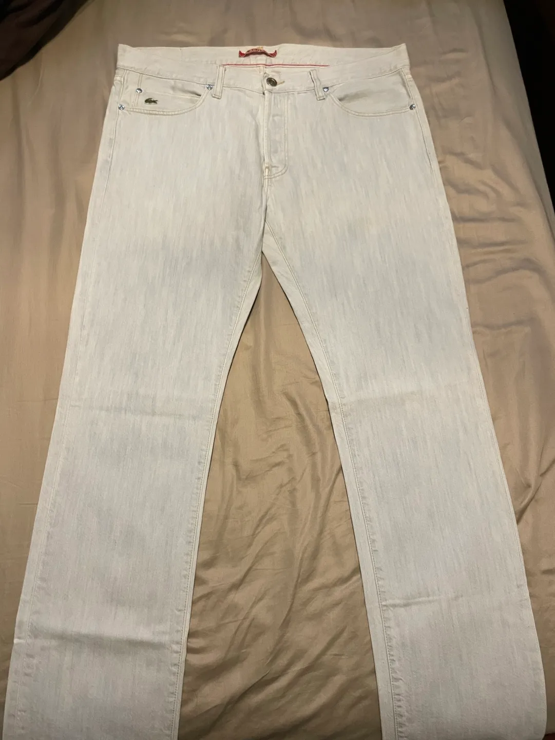 Men's Lacoste Light Wash Jeans W34 image indicator(2)
