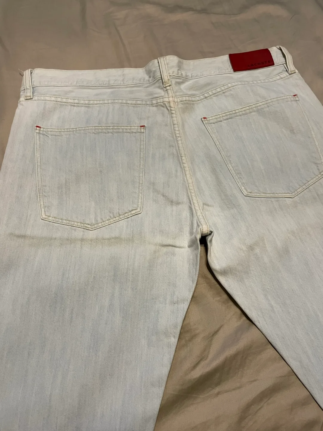Men's Lacoste Light Wash Jeans W34 image indicator(3)