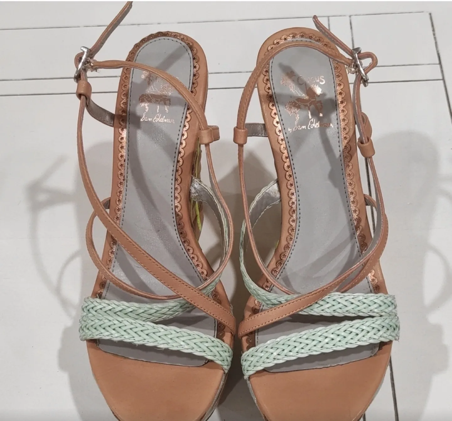 Circus by Sam Edelman Women's Tan Wedges image indicator(6)