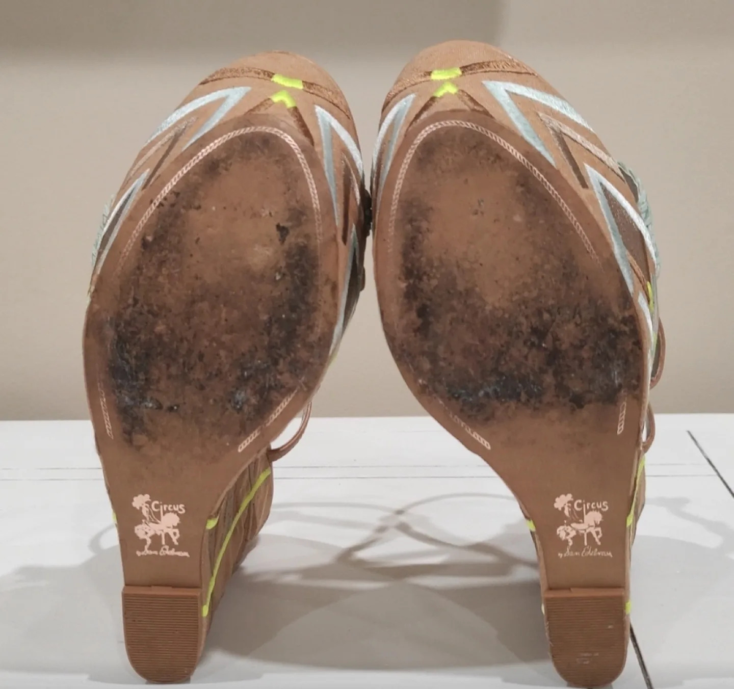 Circus by Sam Edelman Women's Tan Wedges image indicator(8)