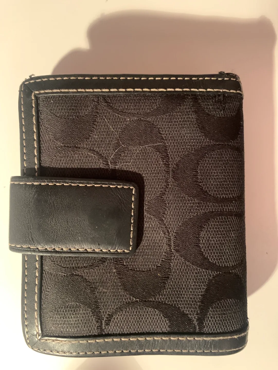 Coach Black Leather Wallet thumbnail