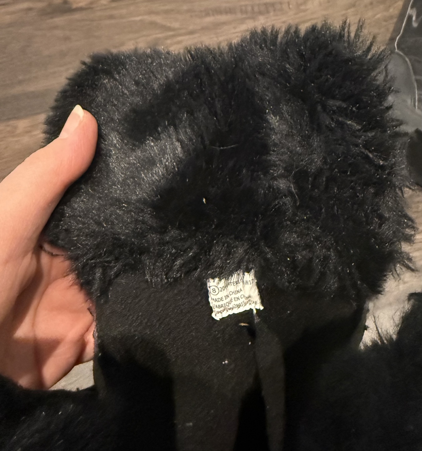 Women's Black Winter Boots Size 8 - photo 5
