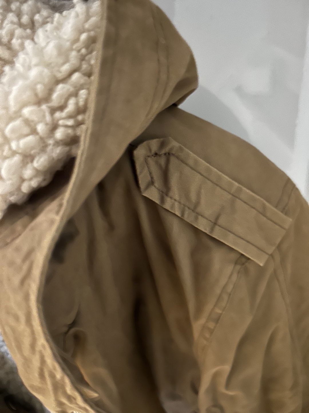 Lucky Brand men’s jacket with faux fur lining