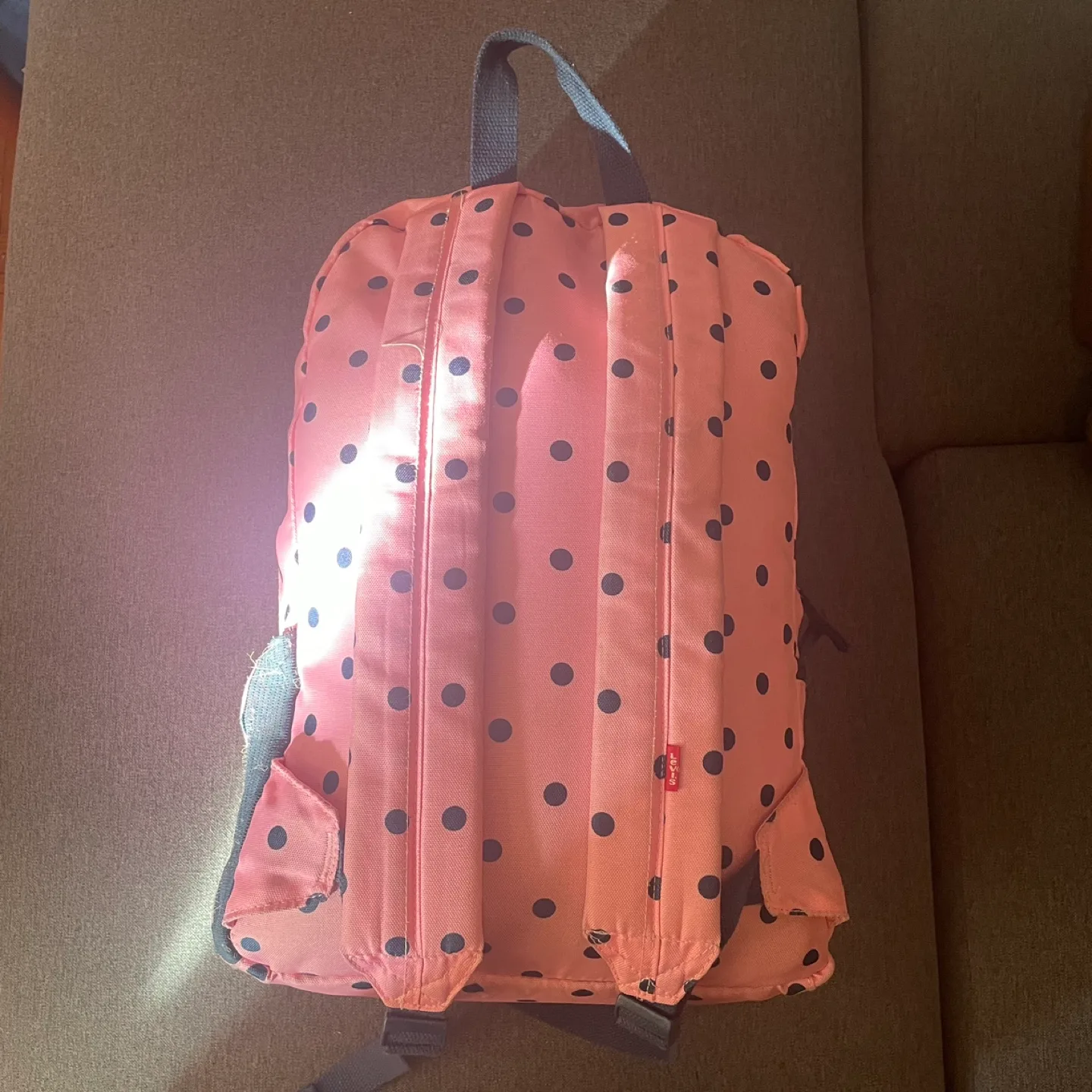 Levi's Pink Polka Dot Backpack image indicator(5)
