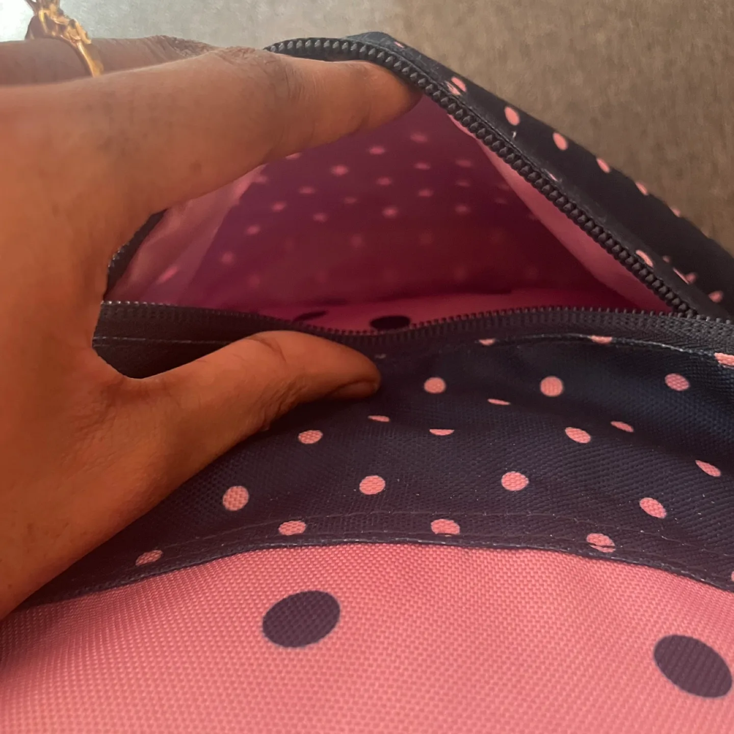Levi's Pink Polka Dot Backpack image indicator(7)