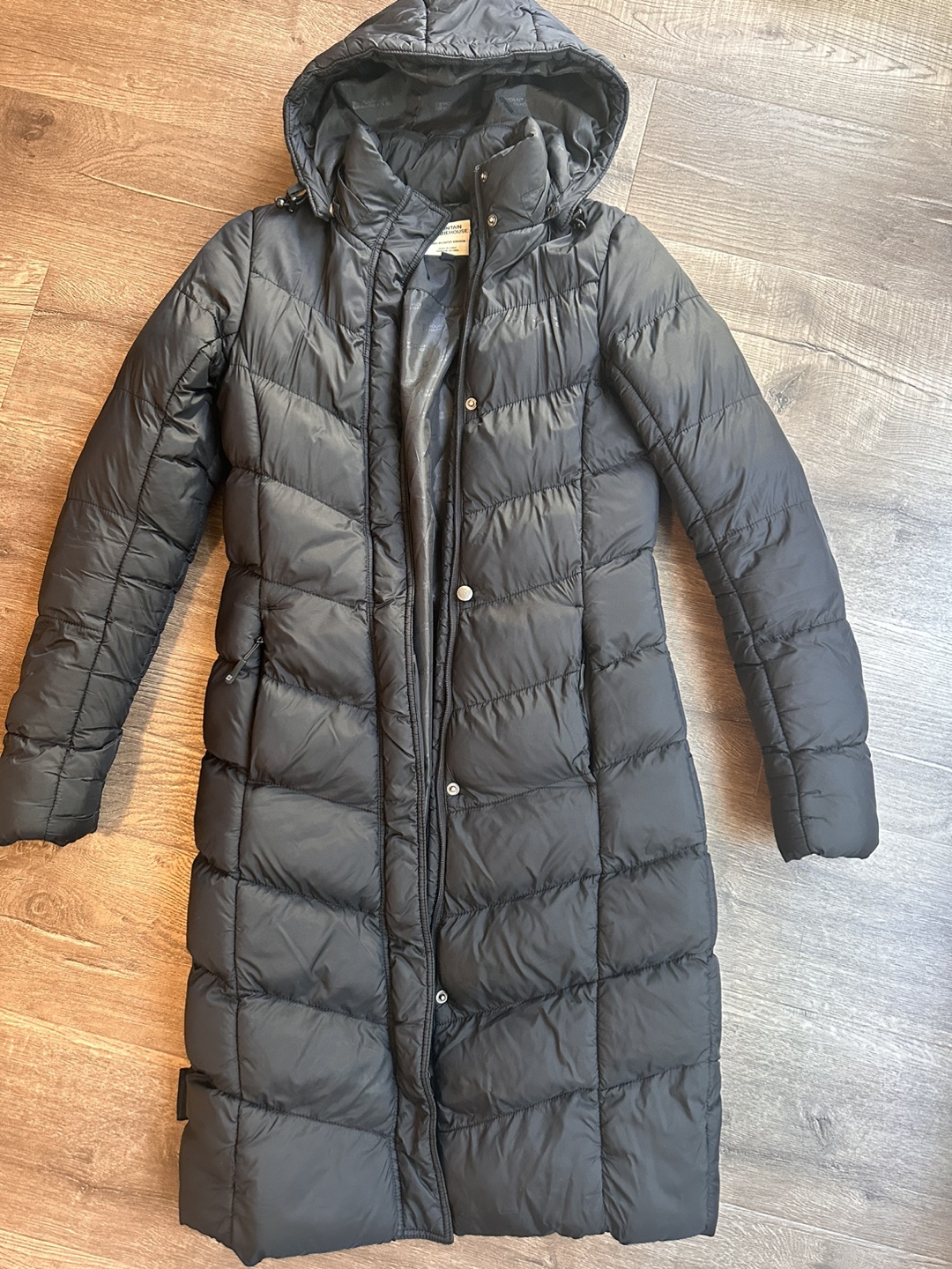 Women's Mountain Warehouse Black Puffer Coat Size 8