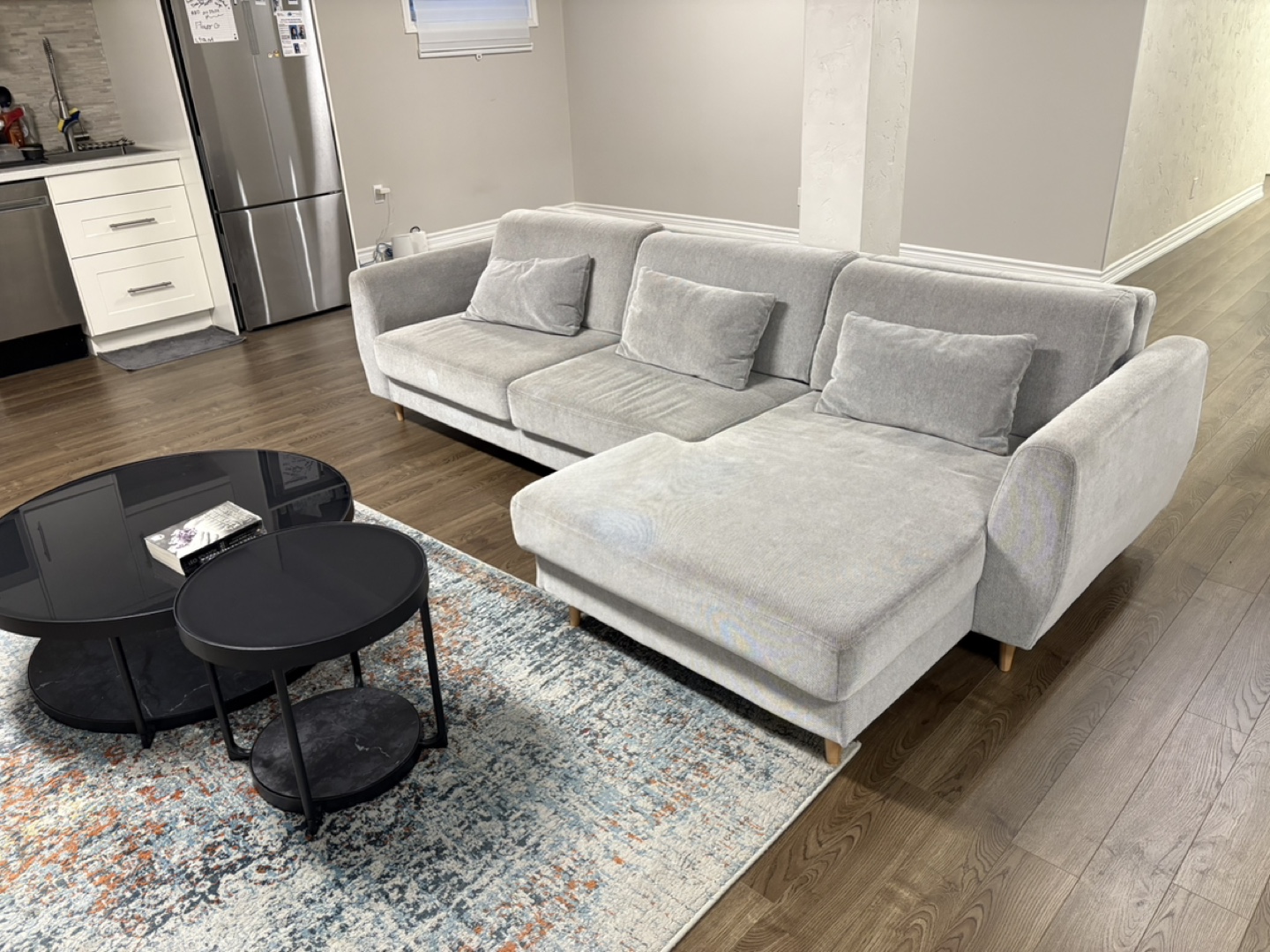IKEA SLATORP Sectional Sofa - Grey - photo 2