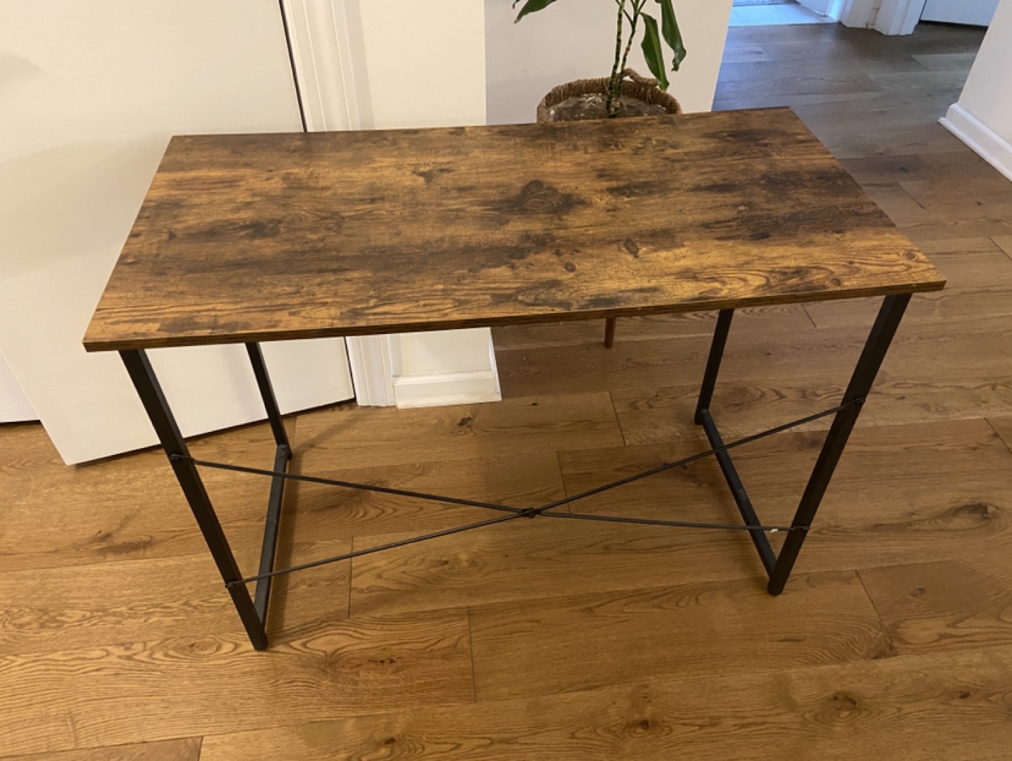 Writing Desk with Black Metal Frame - photo 2