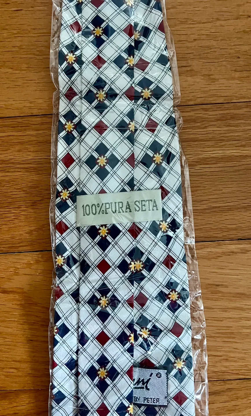 Men's BN Peter 100% Silk Tie - Floral Pattern image indicator(4)