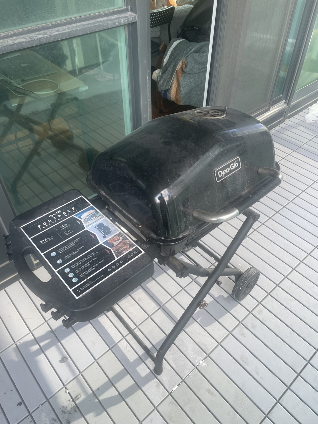 Dyna-Glo Portable Charcoal Grill - photo 3