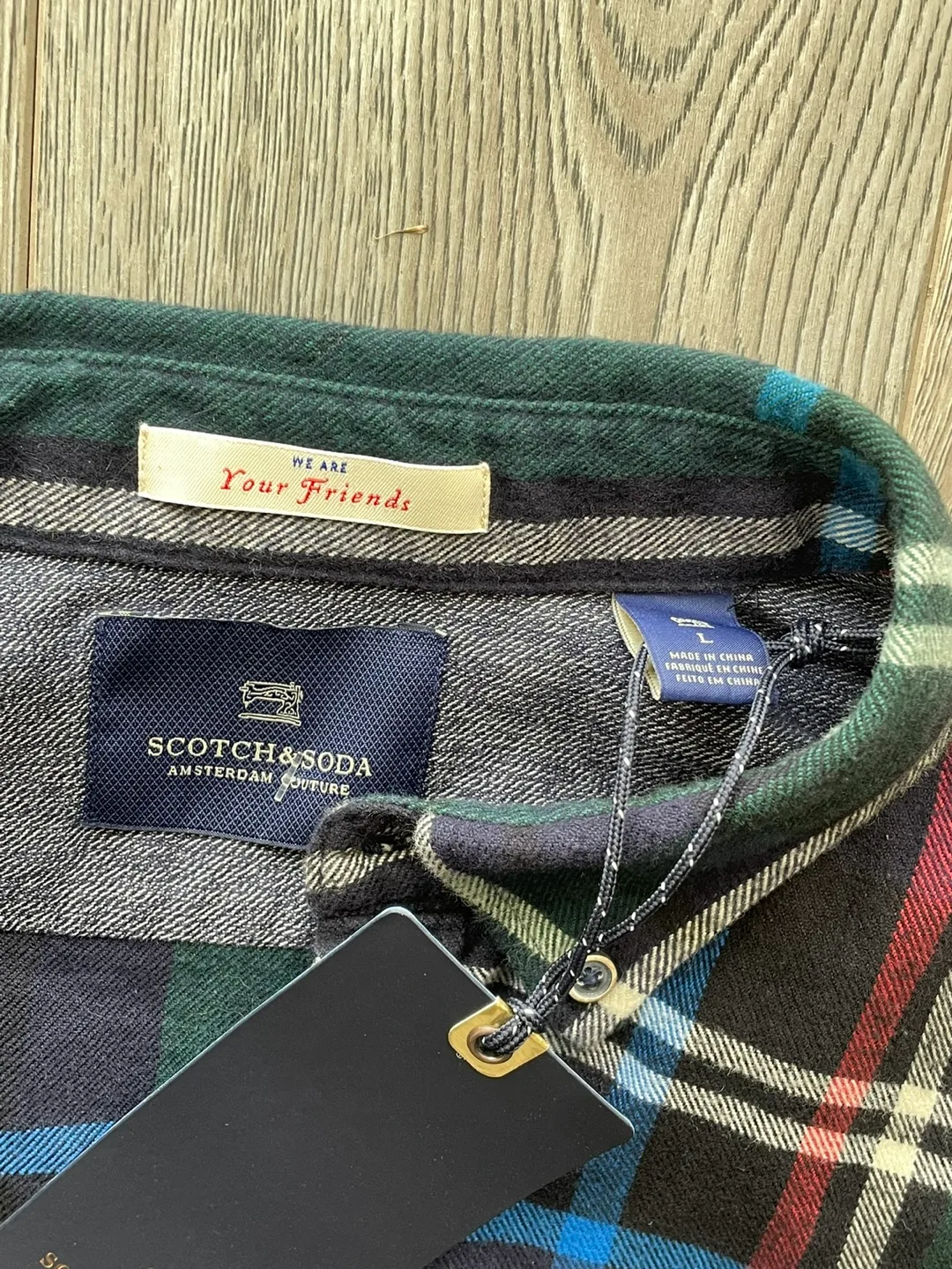 Great gift! Tag On: New Scotch and Soda Plaid Long-Sleeve Shirt image indicator(3)