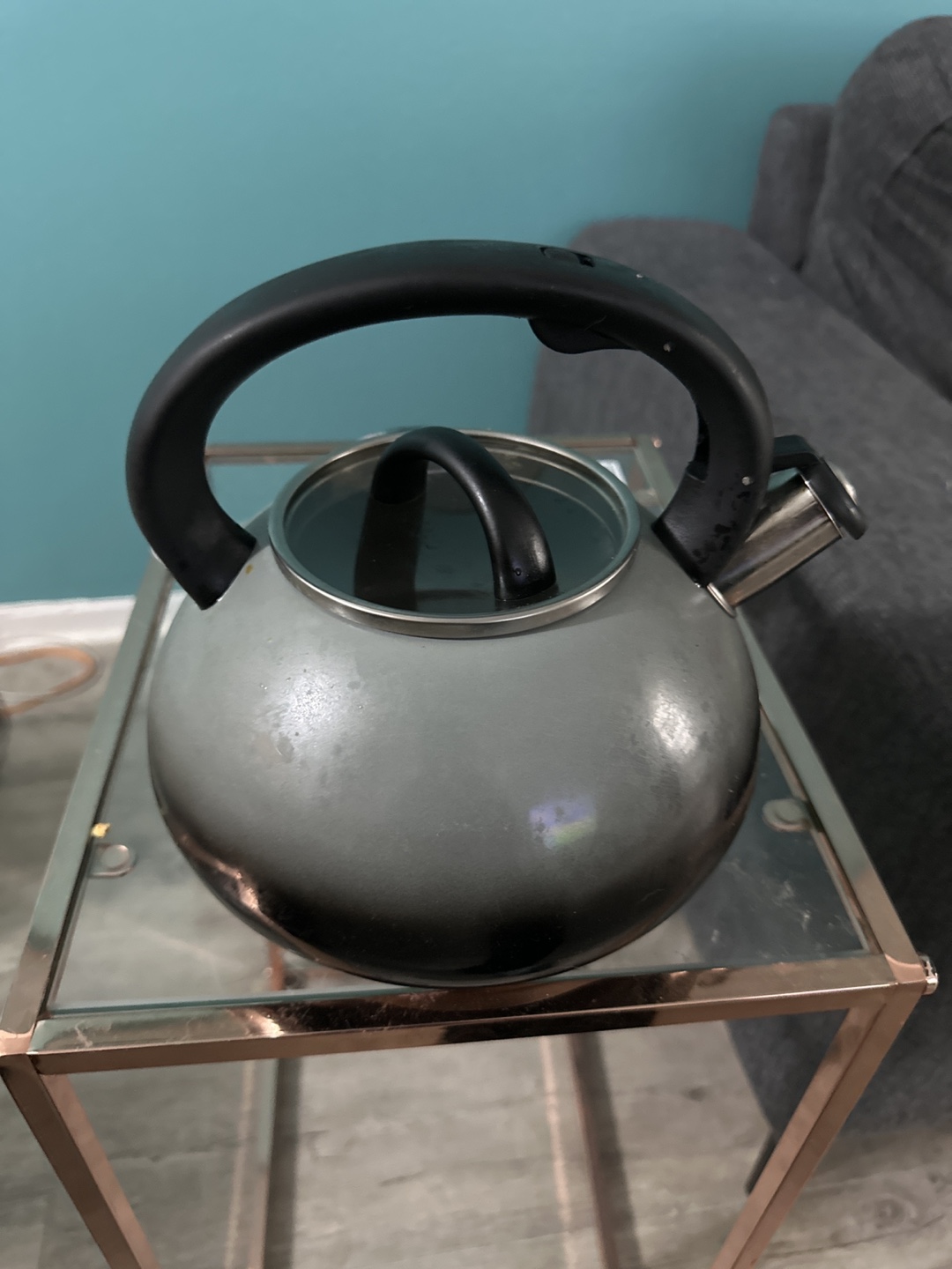 Grey stovetop kettle - photo 2
