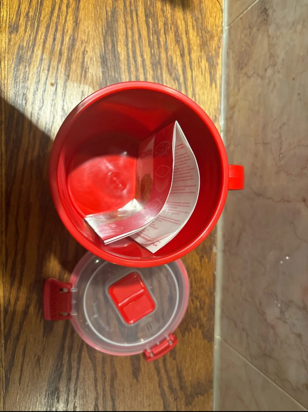 Sistema Microwave Soup Mug - Red image indicator(4)