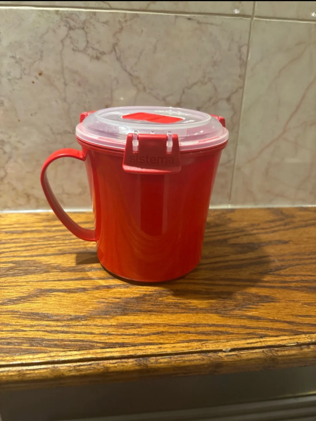 Sistema Microwave Soup Mug - Red image indicator(2)