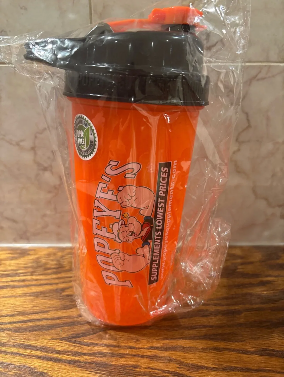 Popeye's Supplements Shaker Bottle thumbnail