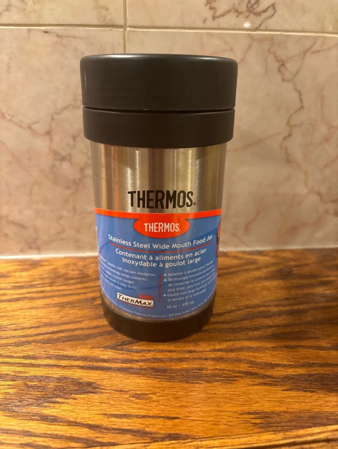 Thermos Stainless Steel Wide Mouth Food Jar thumbnail