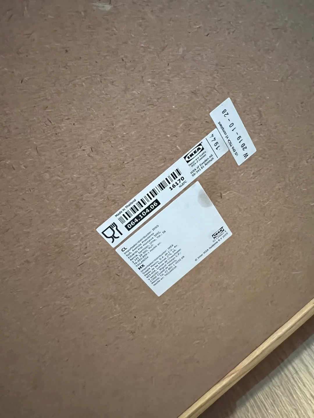 IKEA Wooden Serving Tray with White Insert image indicator(3)