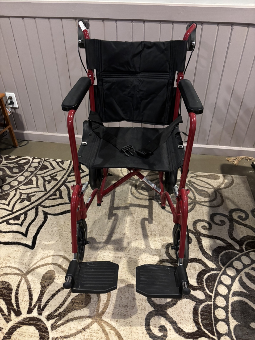 MedLine Lightweight Transport Wheelchair