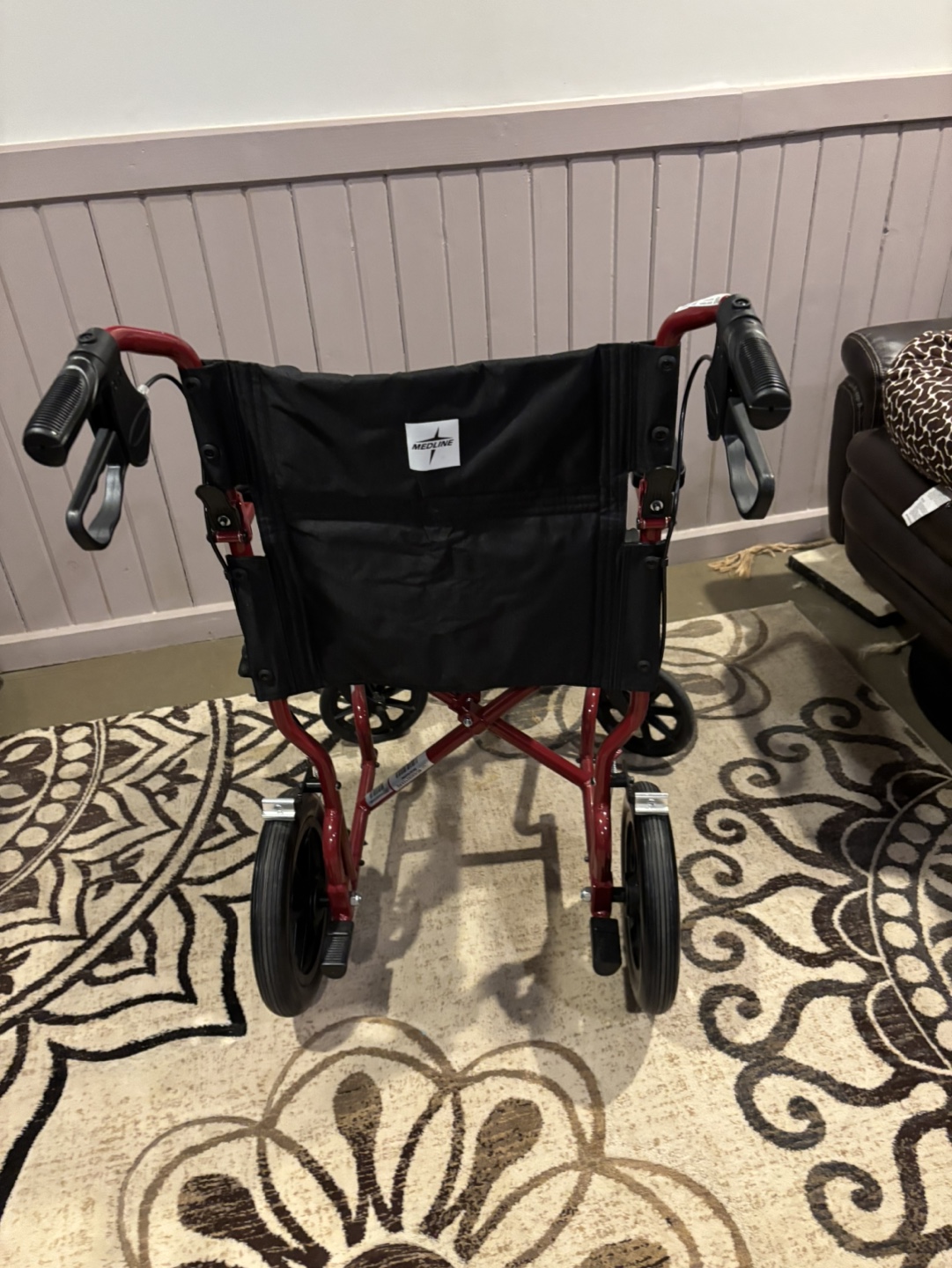 MedLine Lightweight Transport Wheelchair - photo 4