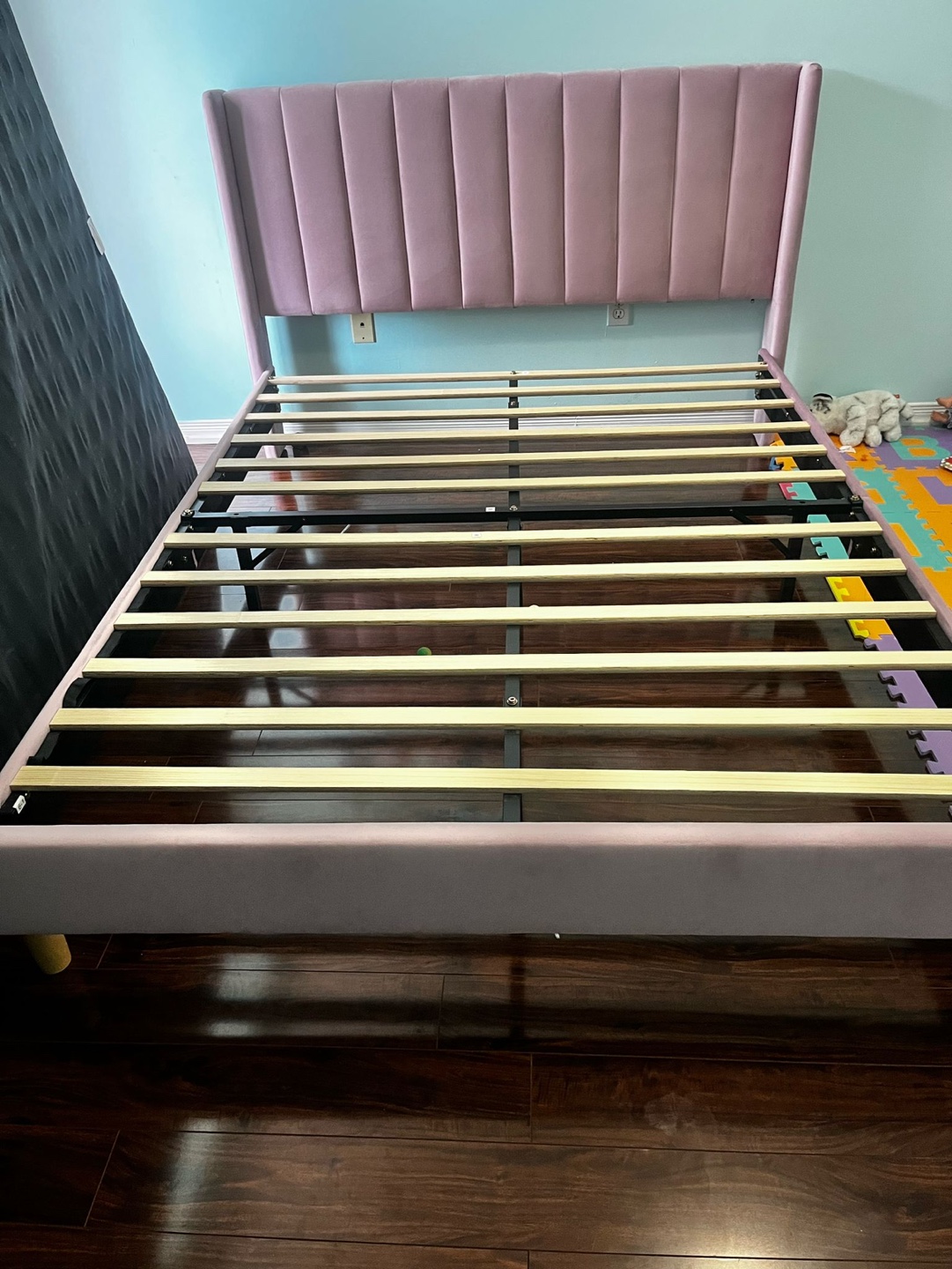 Queen king Bed Frame and Mattress Set - photo 4