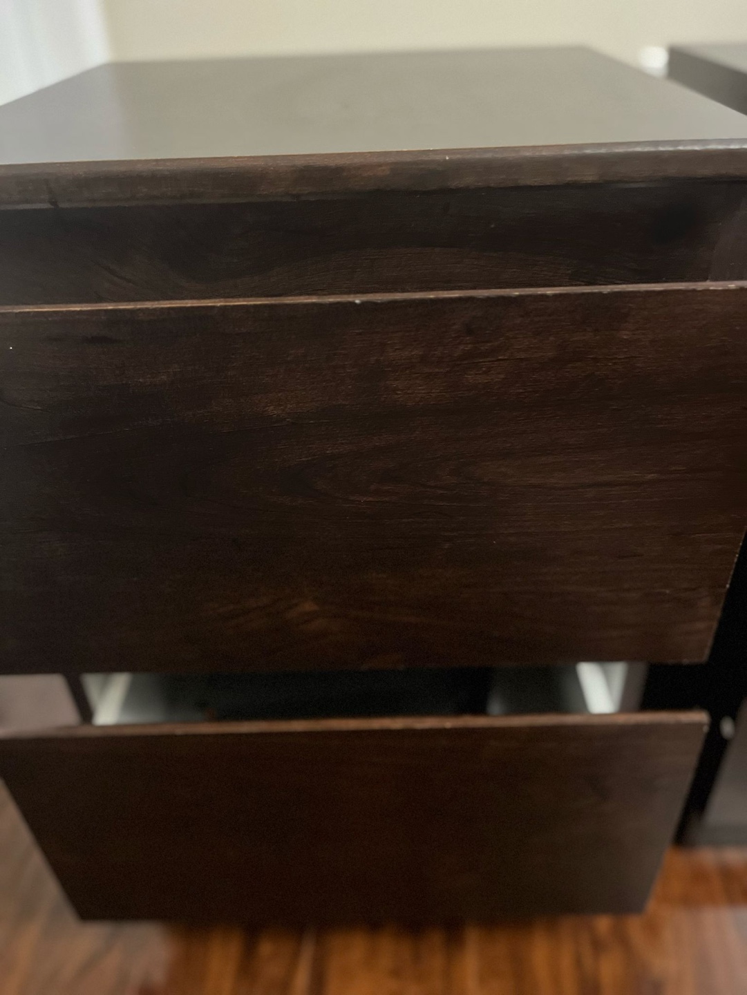 Pair of IKEA MALM Two-Drawer Nightstands - photo 3
