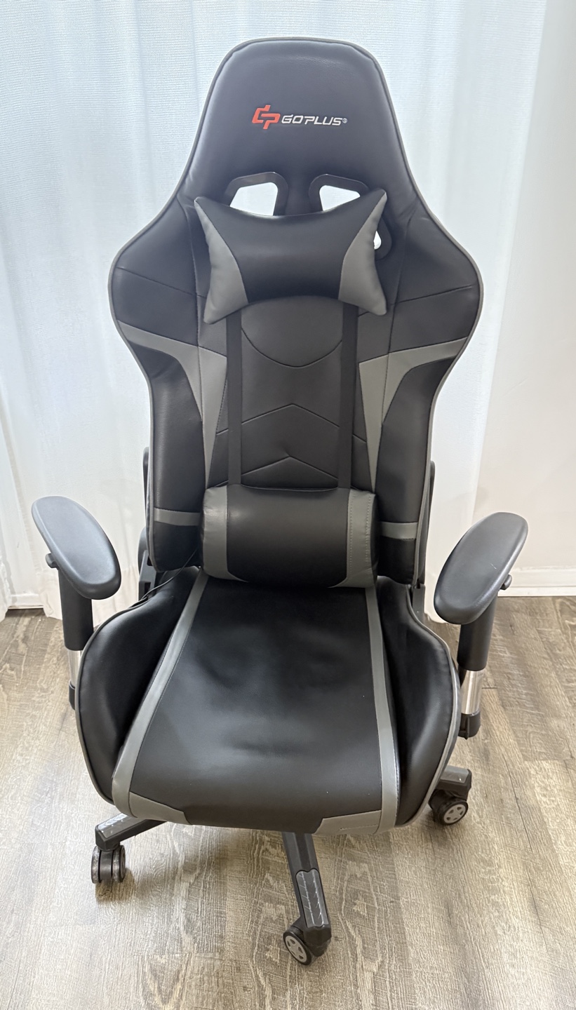 Goplus Gaming Chair - Black and Grey