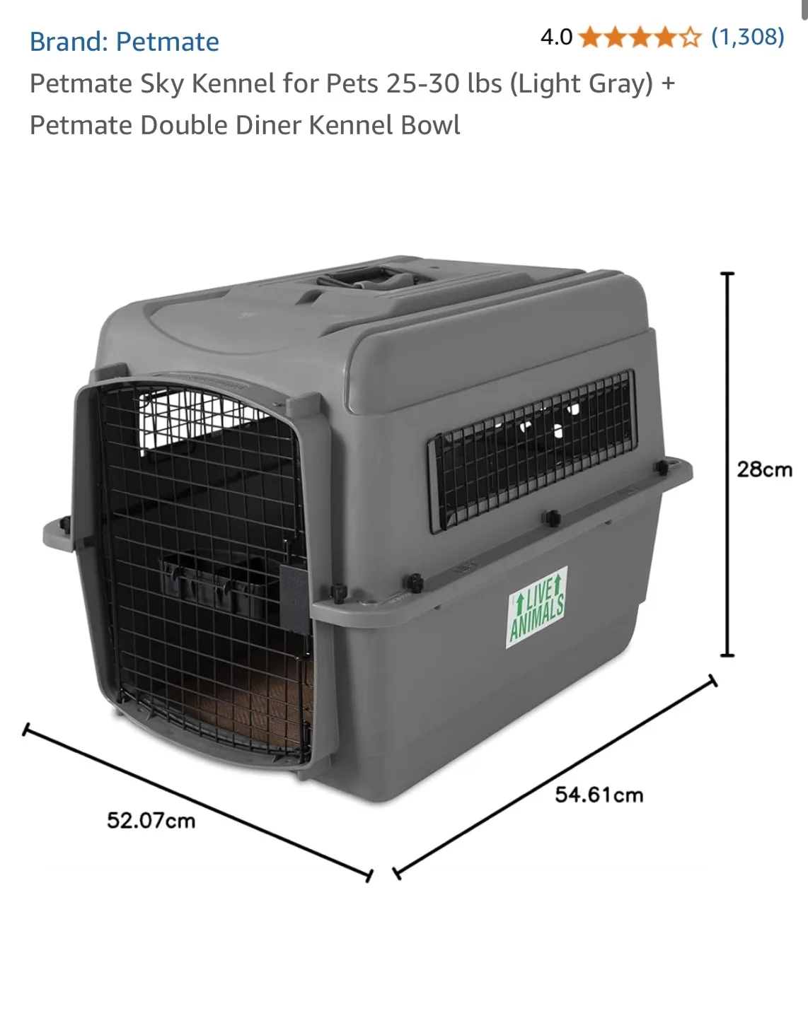 Petmate Sky Kennel for Pets 25-30 lbs image indicator(2)