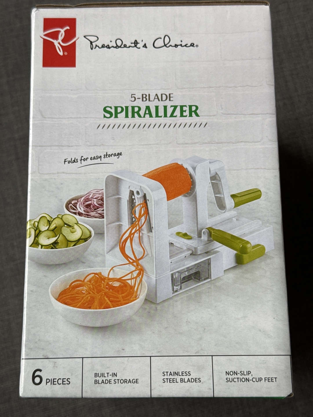 President's Choice 5-Blade Spiralizer (New Boxed)