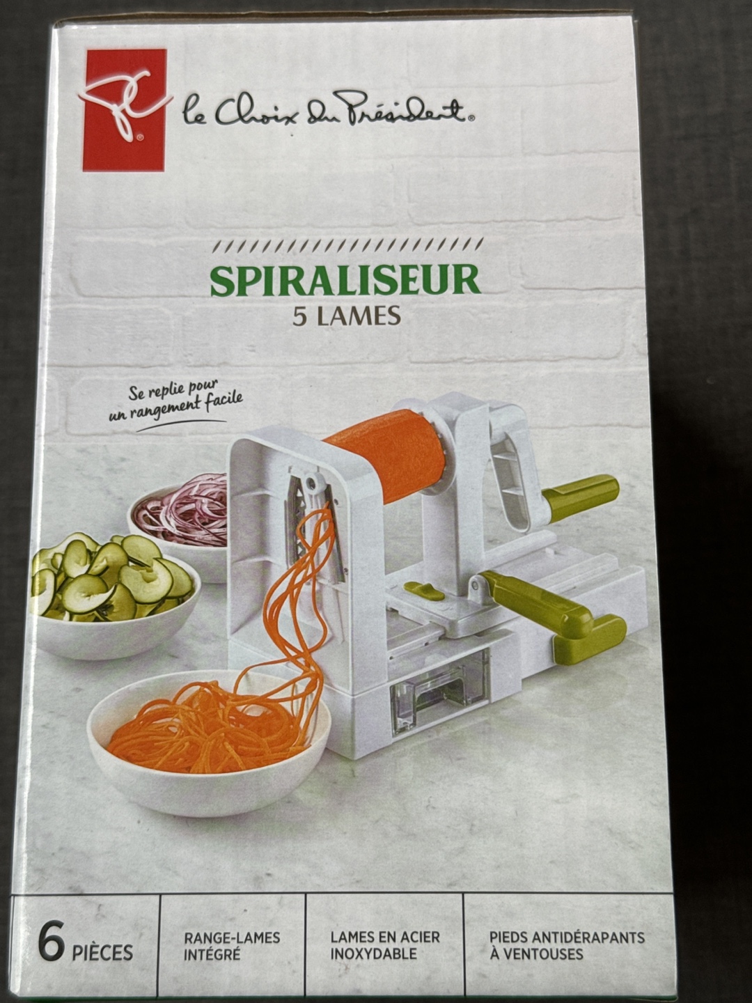 President's Choice 5-Blade Spiralizer (New Boxed) - photo 2