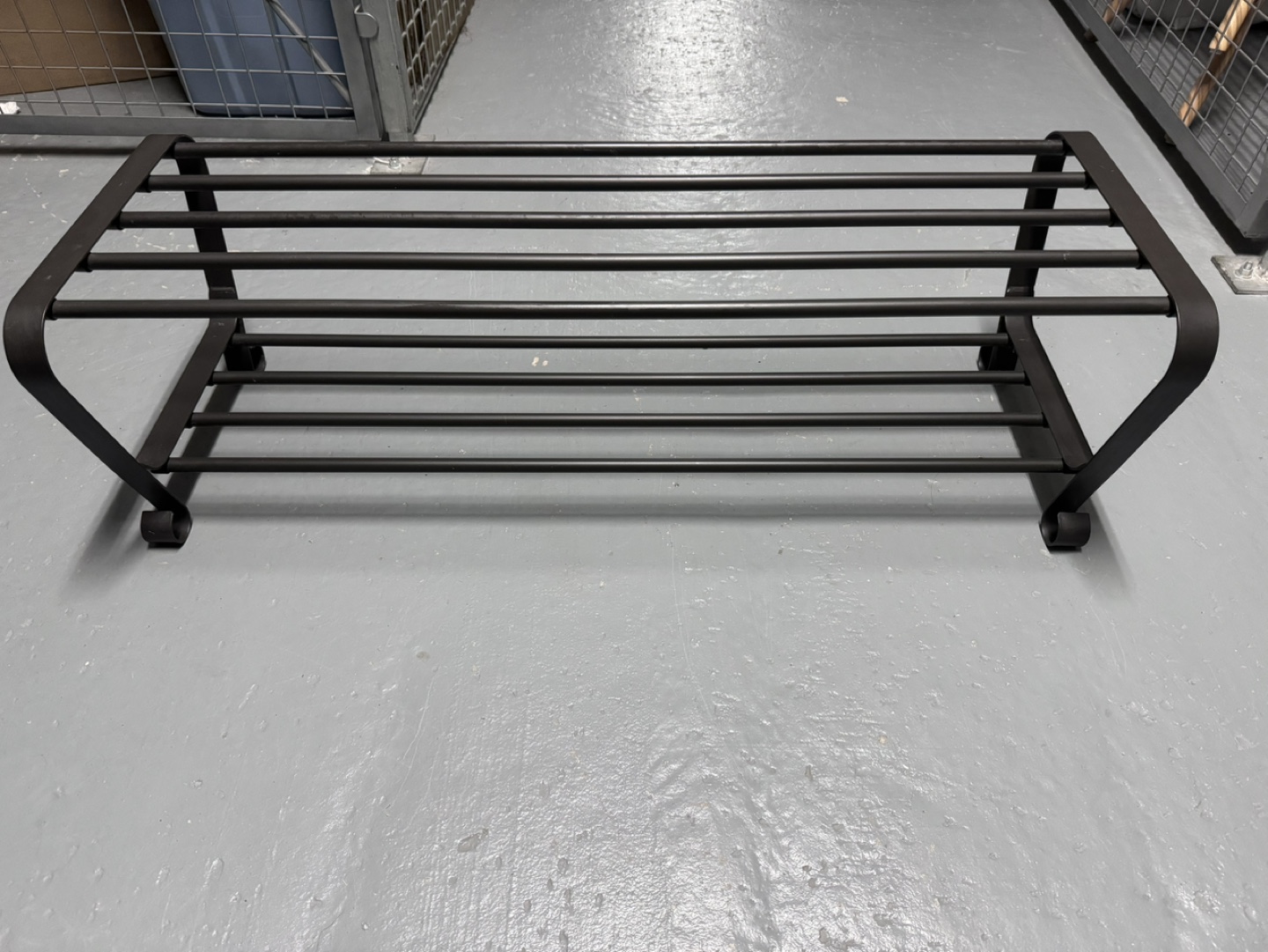 Ikea Black Metal Shoe Rack