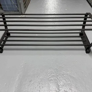 Ikea Black Metal Shoe Rack Karrot