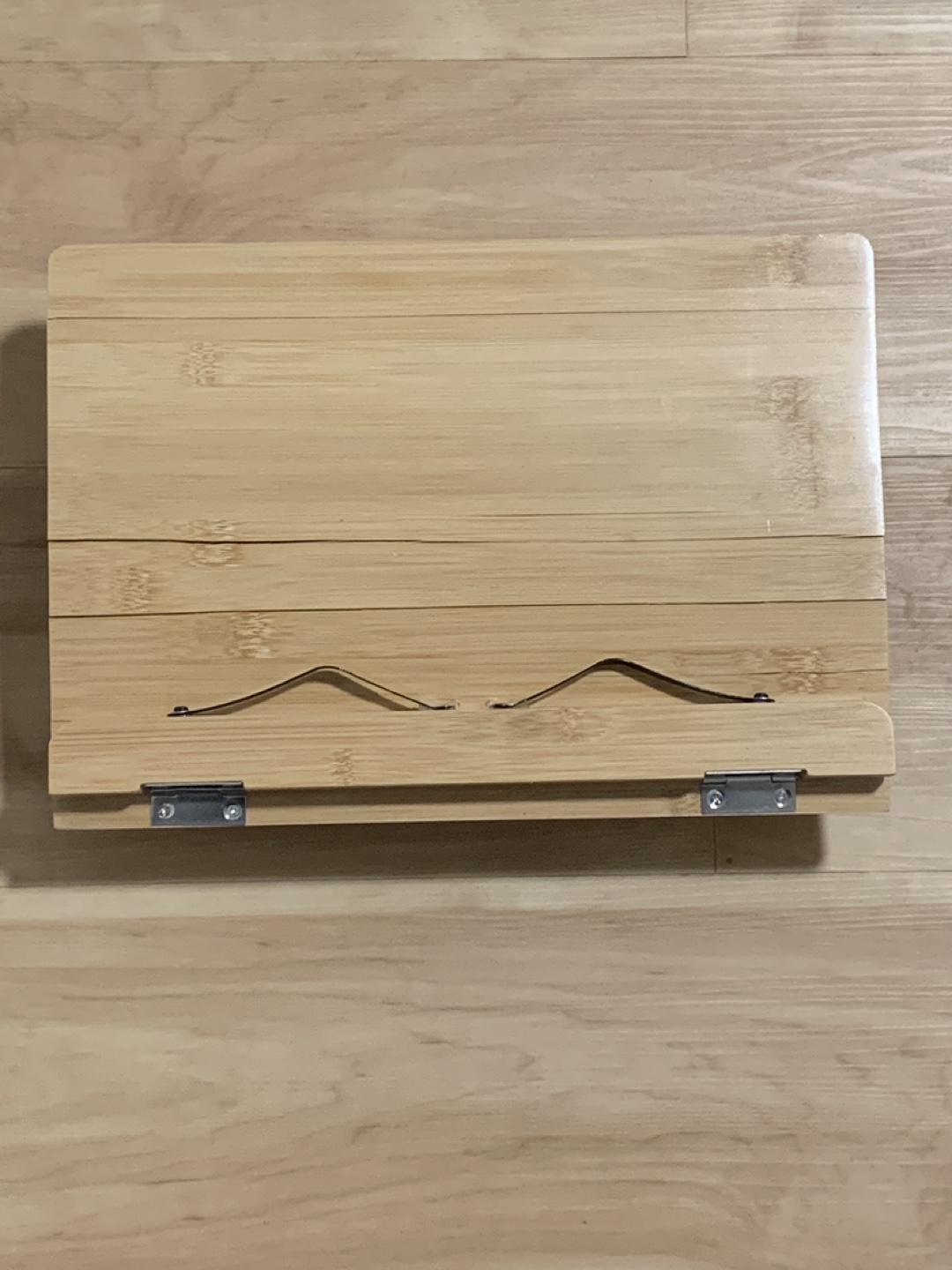 Bamboo Book Stand - Adjustable Reading Holder - photo 2