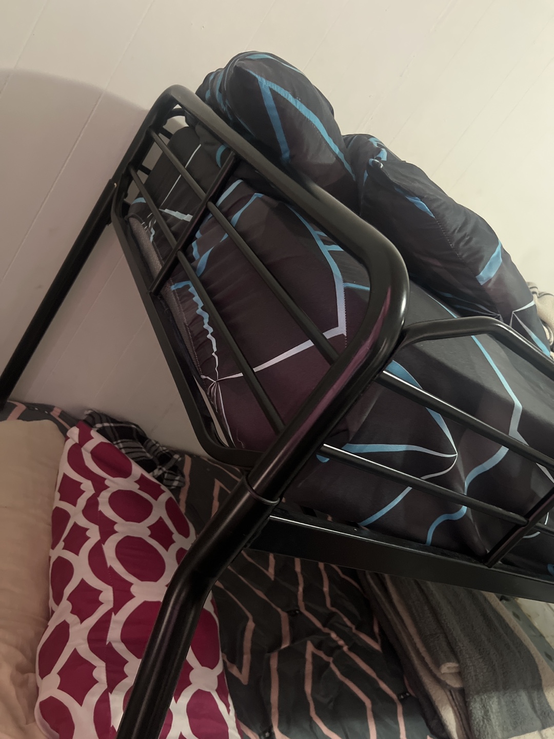 Black Metal Twin over Full Bunk Bed - photo 3