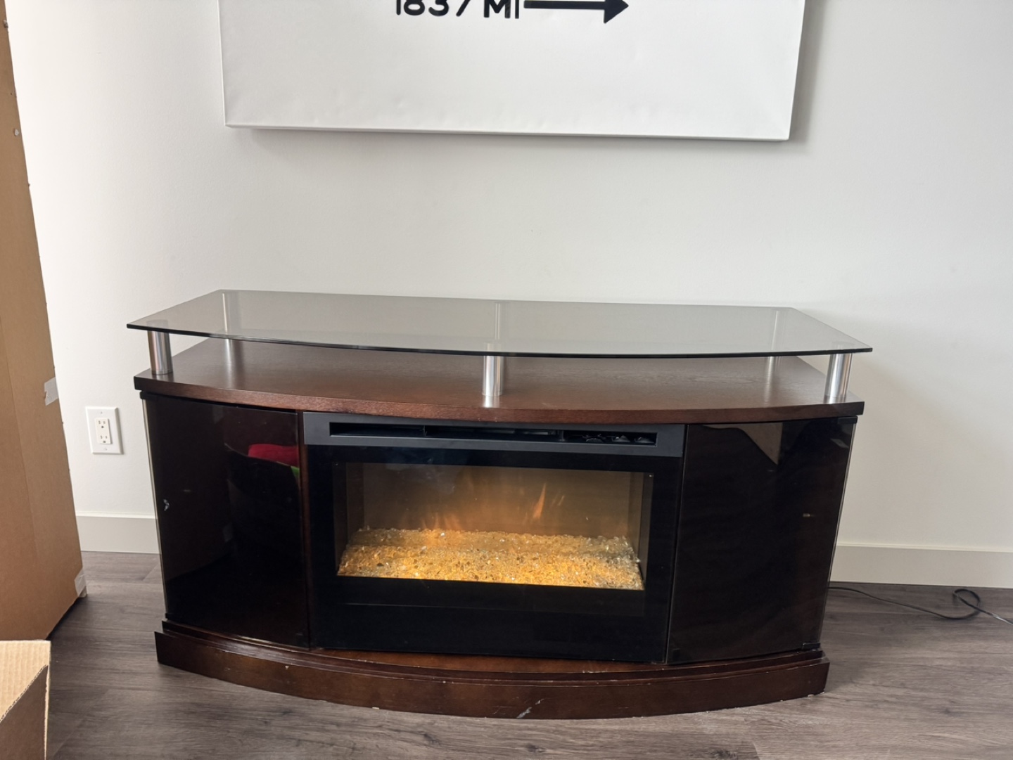 Electric Fireplace TV Stand - photo 2