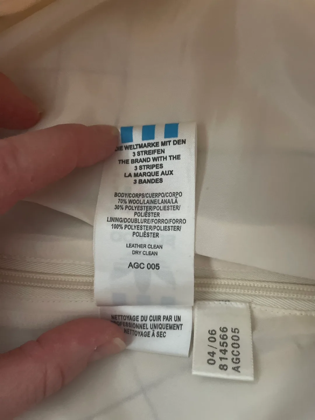 Adidas A-Line Plaid Golf Skirt Size Small image indicator(5)