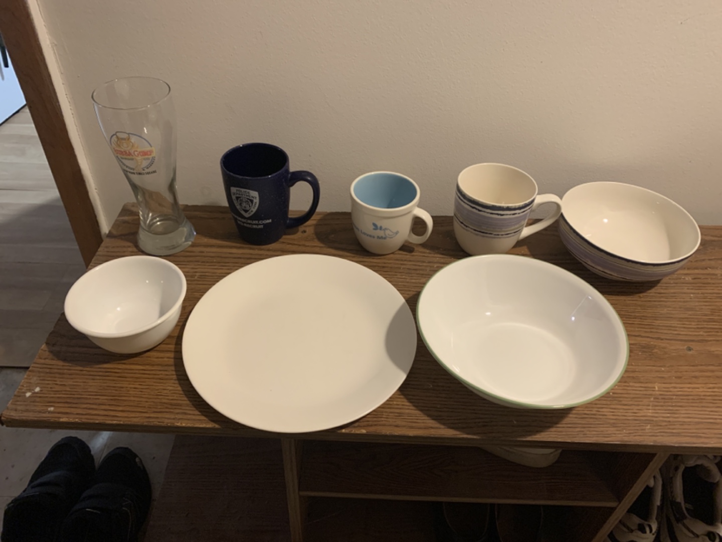 Assorted Dinnerware and Mugs