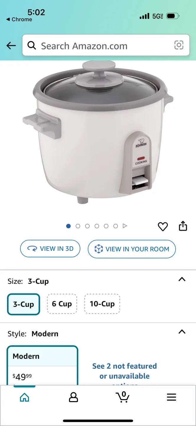 Zojirushi 3-Cup Rice Cooker thumbnail